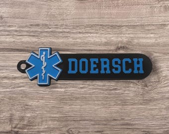 Llavero EMT personalizado impreso en 3D: Etiqueta de mochila personalizada