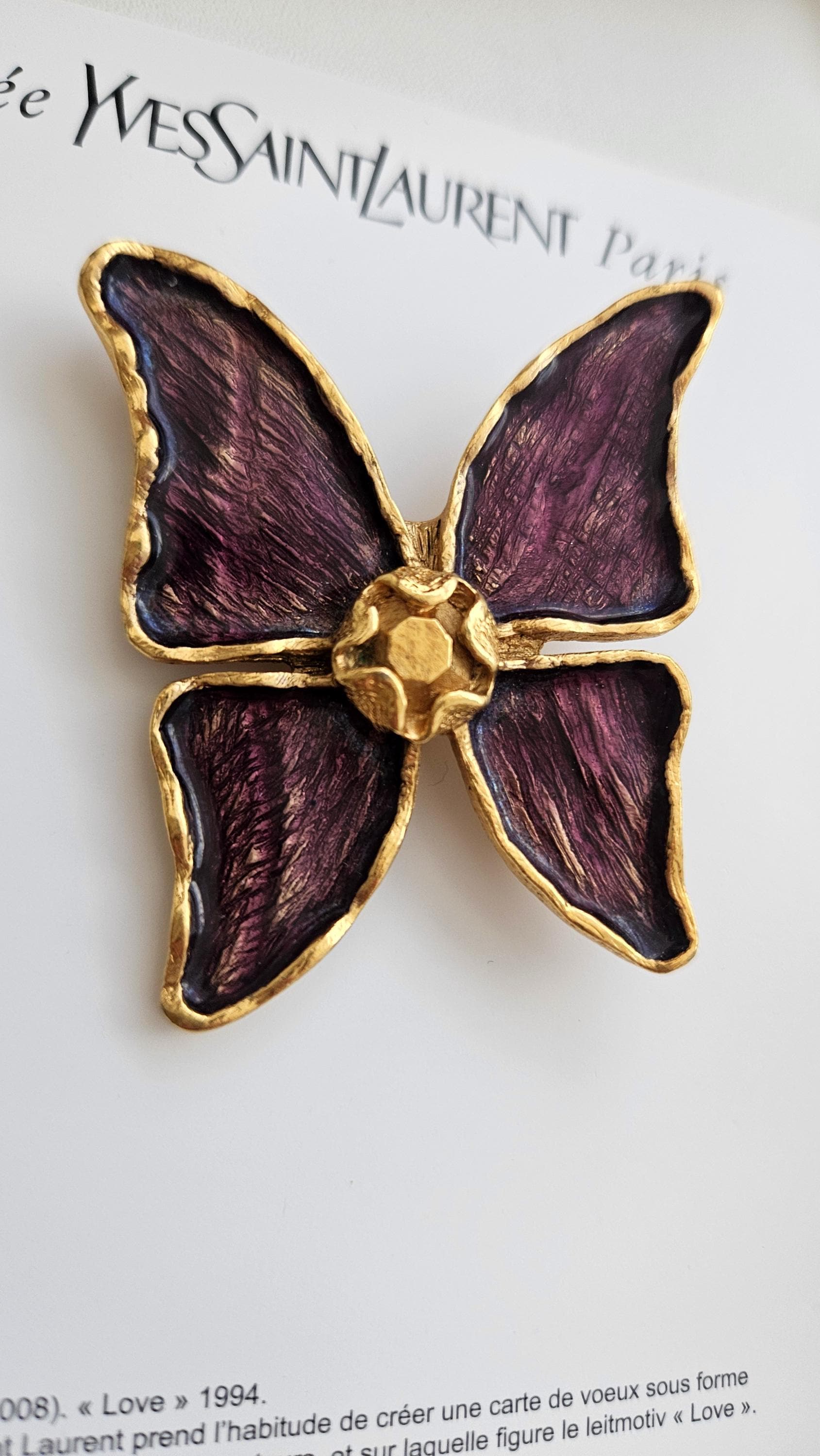 Ysl Butterfly - Etsy