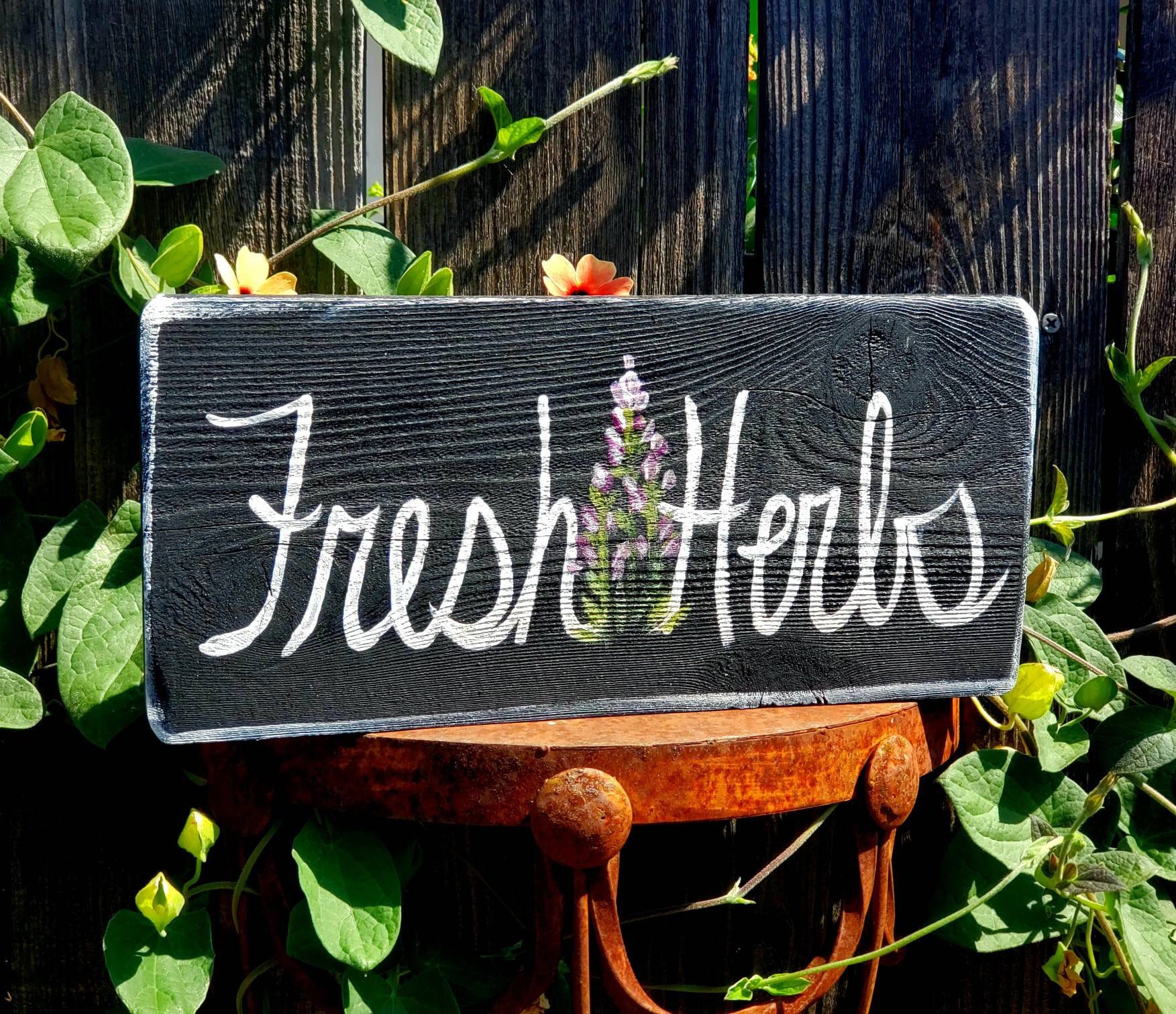 Printable Herb Garden Signs - Printable Word Searches