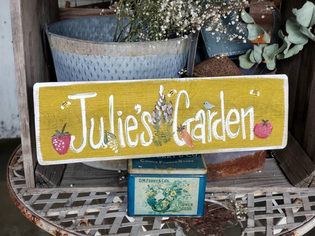 Custom signs for outdoor, garden gift,custom yard sign,custom wood plaque,garden sign,outdoor