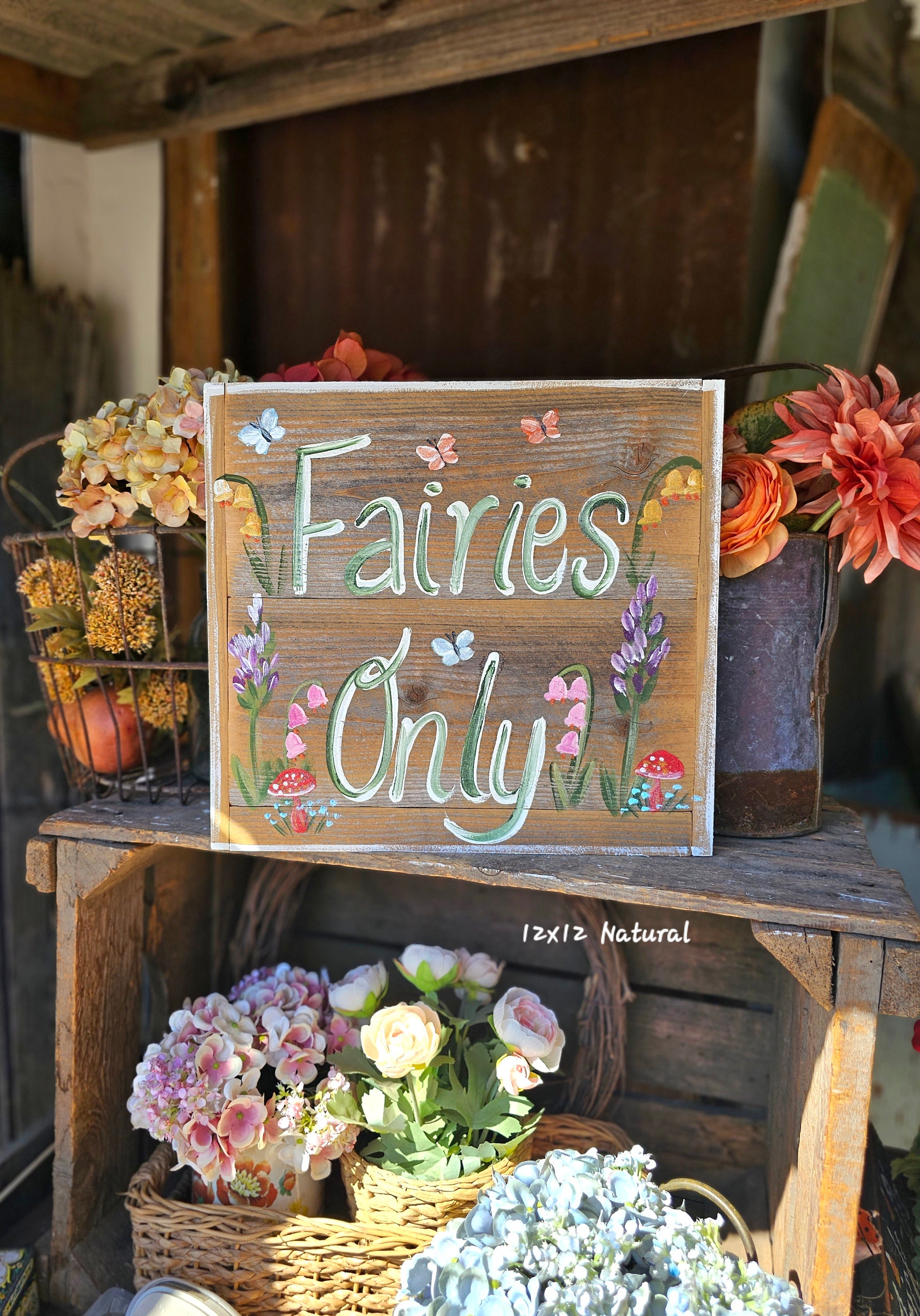 Garden sign,personalized gardening gift,children’s garden sign,yard