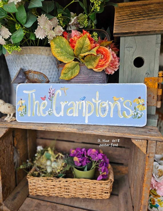 Custom sign for the outdoors,personalized wood sign,children's garden sign,custom stake sign,hand painted wood sign,home wall decor,sayings