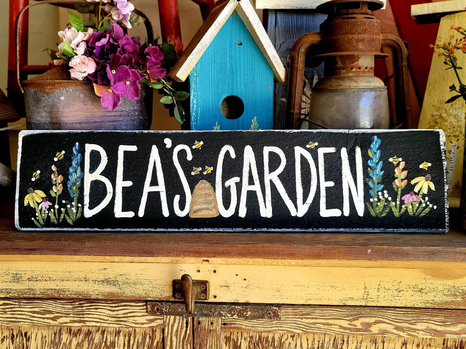 Custom signs for outdoor, garden gift,custom yard sign,custom wood plaque,garden sign