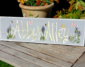 Mothers day gift,Custom outdoor garden gift,personalized garden signs,custom wood sign,gardening gift for women,yard signs with stakes,mom