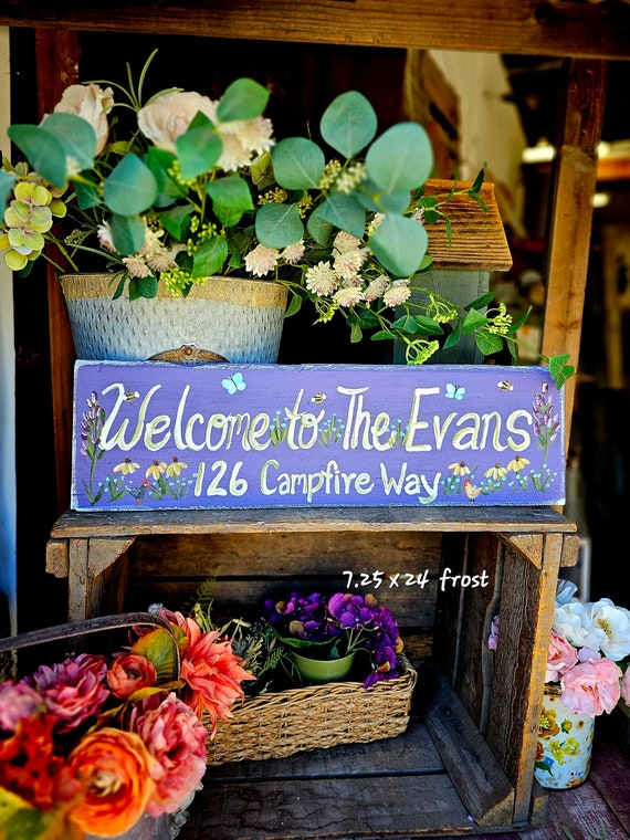 You may personalize this sign with your own wording and details. Just tell us your choices in the CONTACT US section below.We ship in 2 days