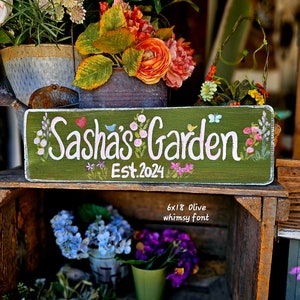 custom wood sign,garden sign personalized,wooden wall art,gardening gift for mom,outdoor sign,garden sign,birthday gift,personalized sign