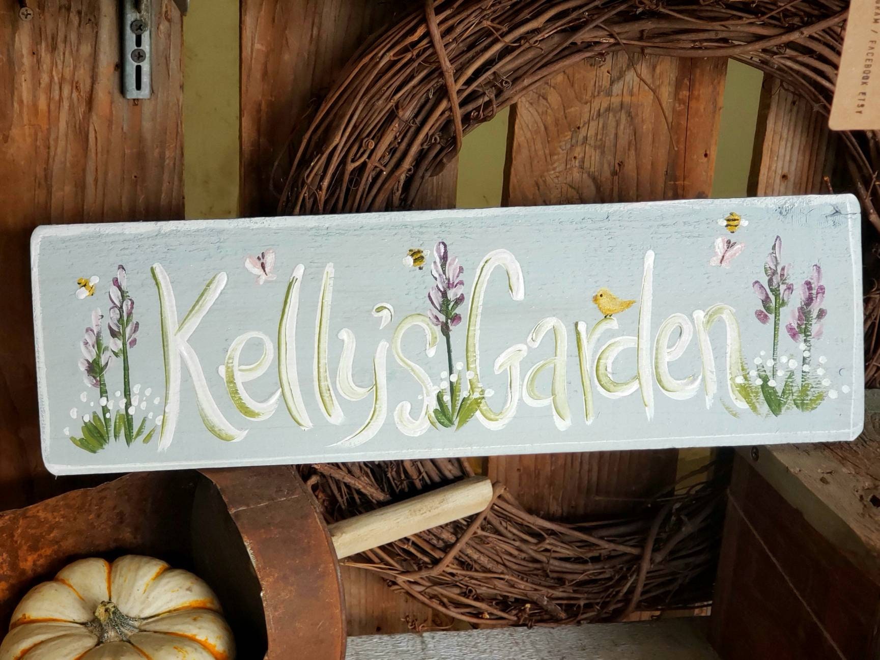 Custom signs for outdoor, garden gift,custom yard sign,custom wood