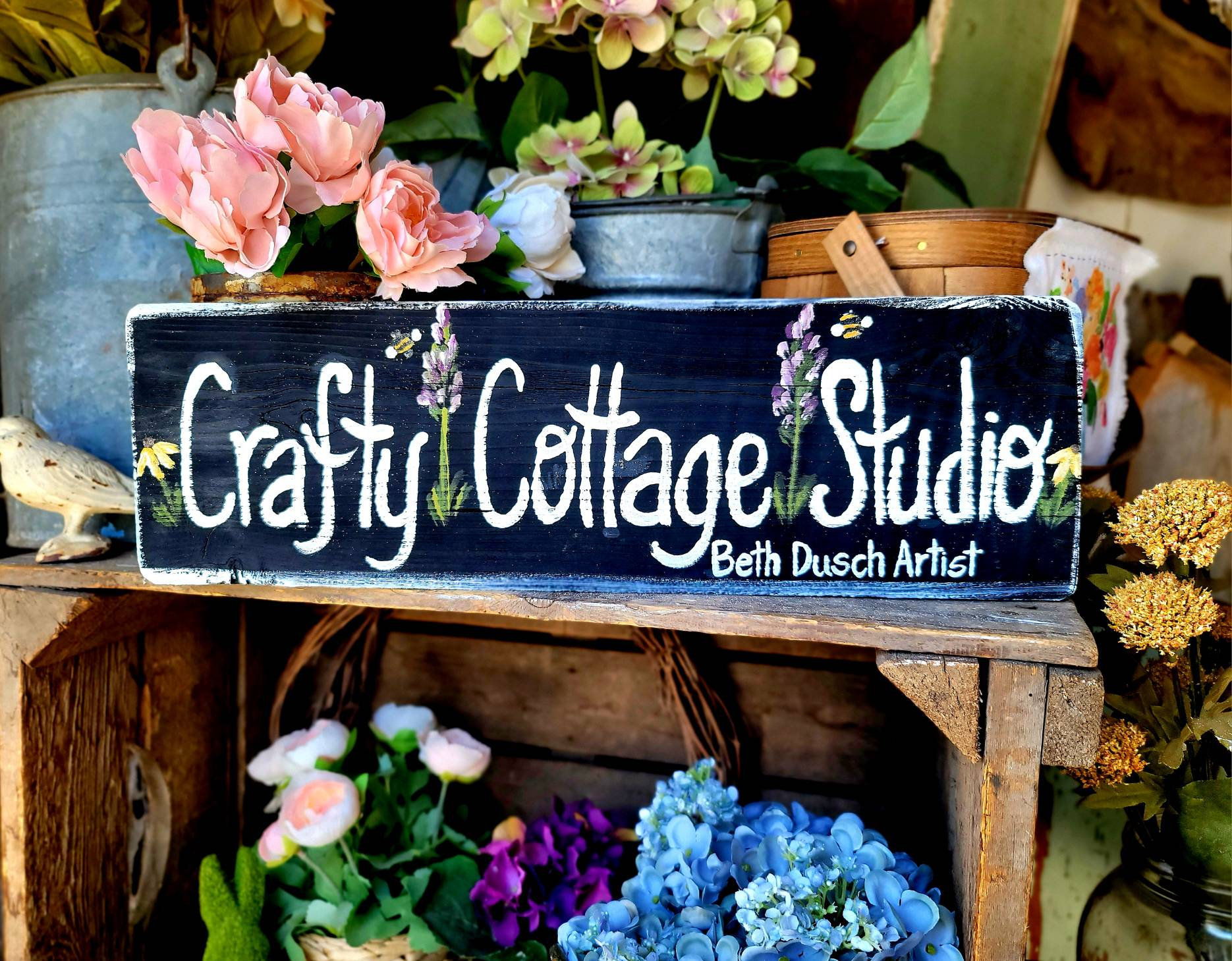 Custom sign for the outdoors,personalized wood sign,children’s garden