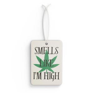 Funny Car Air Freshener, Relaxation Gift, New Car/Pine/Black Ice Scent image 2