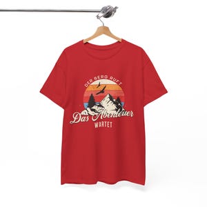 THE MOUNTAINS ARE CALLING T-Shirt | Adventure Awaits Hiking T-Shirt for Men, Mountaineering T-Shirt for Men, Gift for Mountaineers & Nature Lovers image 11