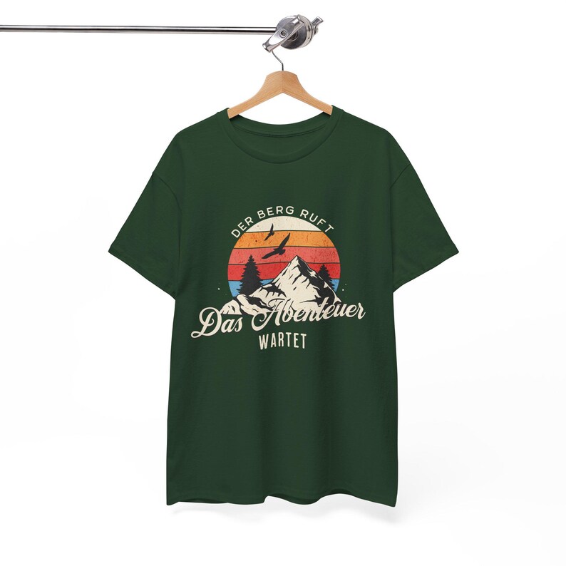 THE MOUNTAINS ARE CALLING T-Shirt | Adventure Awaits Hiking T-Shirt for Men, Mountaineering T-Shirt for Men, Gift for Mountaineers & Nature Lovers image 10