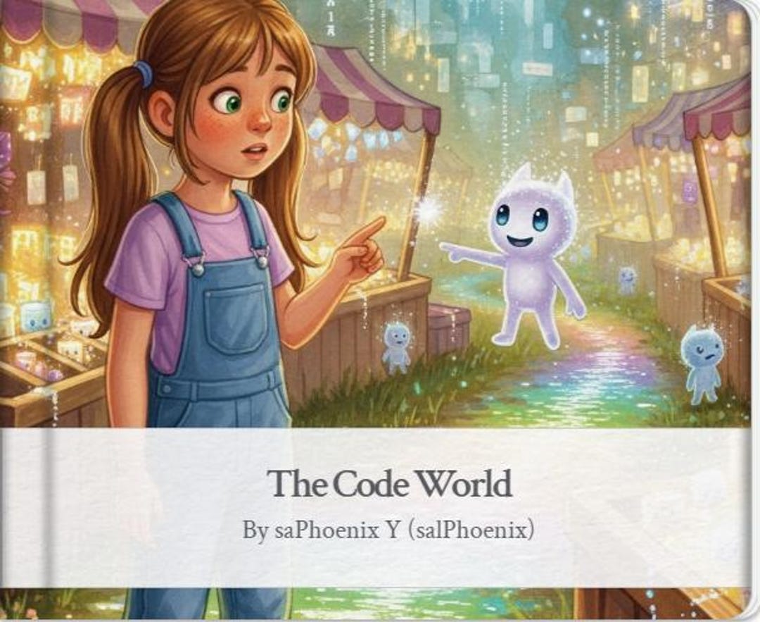 Elara in the Code World: Coding Story for Kids - Etsy