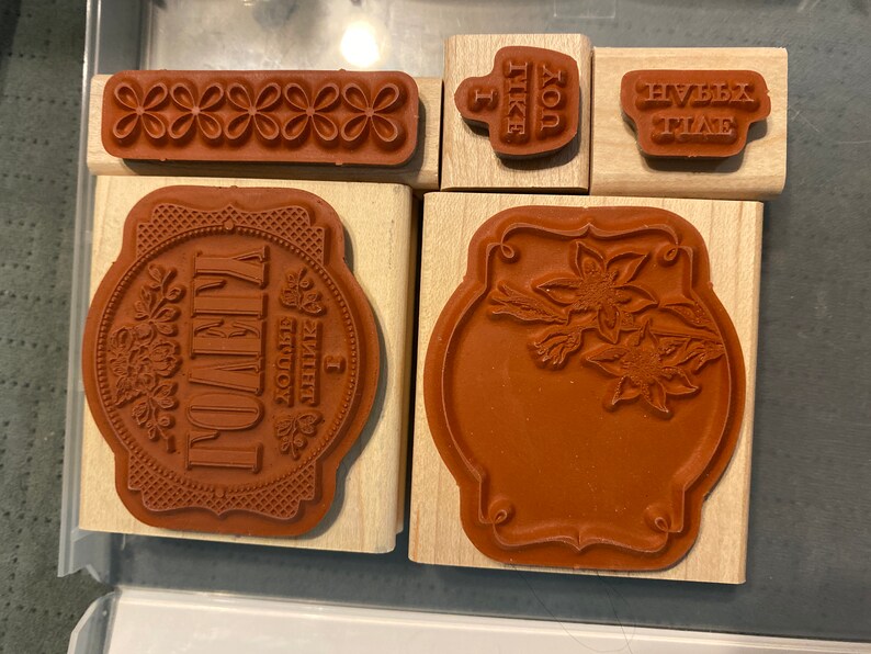 Box B You/'re Lovely Wood Mount Rubber Stamp Set Stampin/' Up!