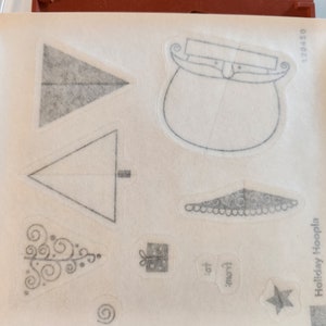 Chock-Full of Cheer, Holiday Hoopla and Joyous Celebrations 3 Clear Mount Rubber Stamp Sets, New and Never Used Stampin' Up Bundle 3 image 7