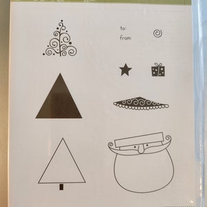 Chock-Full of Cheer, Holiday Hoopla and Joyous Celebrations 3 Clear Mount Rubber Stamp Sets, New and Never Used Stampin' Up Bundle 3 image 5