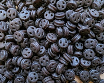 Scale Model Ship Takelung Blöcke - Faux Ebenholz Deadeyes - - Packung mit 30 Stück