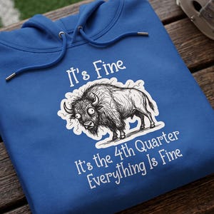 Grappige Buffalo Football hoodie | Stressshirt voor de angstige fan in het vierde kwart | Mafia cadeau | Nerveuze Bills wedstrijddag sweatshirt | 716 Stadium top