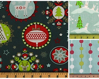 Holiday Coordinating Prints are Here!  54" cotton Home Decor Fabric - Choose your print and yardage.