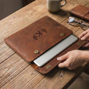 100% Genuine leather tablet case, Leather tablet sleeve, Personalized leather iPad case, Leather iPad 9.7 case, iPad pro leather case