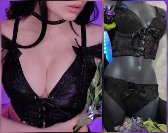 HECHO A PEDIDO / Disfraz de lencería de cosplay de Yennefer de Witcher 3