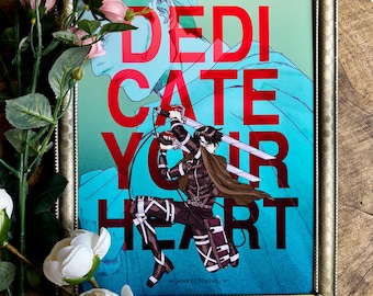 Dedica tu corazón - Impresión artística de AoT