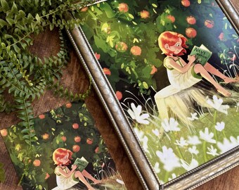 Niña pequeña, grandes sueños - Impresión artística de una pieza