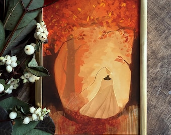 Bosques de otoño - Impresión artística de Witch Hat Atelier
