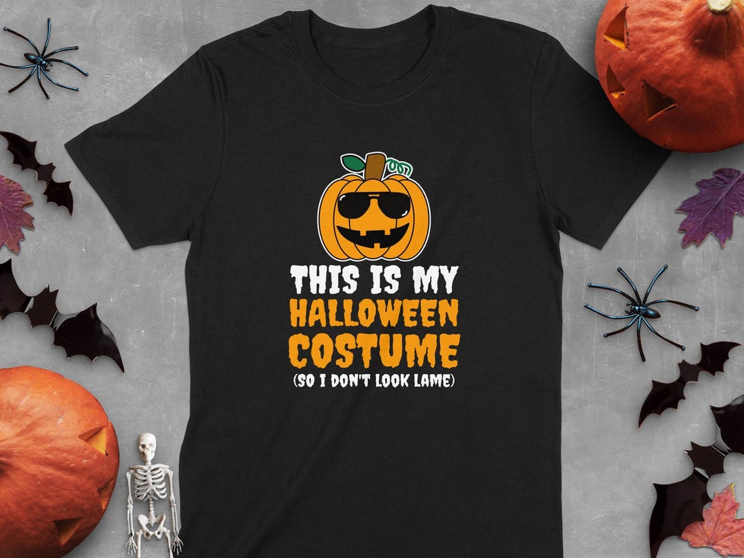 This is My Halloween Costume Pumpkin Shirt, Matching Family, Spooky