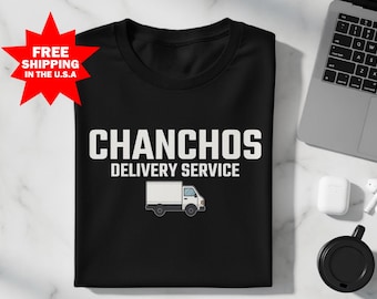 Chanchos Delivery Service T-Shirt, Hispanic Mexican Gift Tee, Food Delivery Driver T Shirt, Funny Spanish Saying Graphic Tee