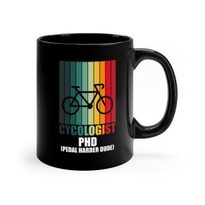 Cykologen Keramikbecher, Fahrrad-Liebhaber-Kaffeetasse, Retro-Bike-Design-Becher, Radfahrer Geschenk, Radsport-Fan-Becher, lustige Fahrrad-Becher, Geschenk für Fahrradfahrer