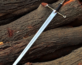 Handmade King Elessar Viking Sword Replica, Monogram Collectible