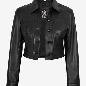 Y2k Leather Jacket - Etsy