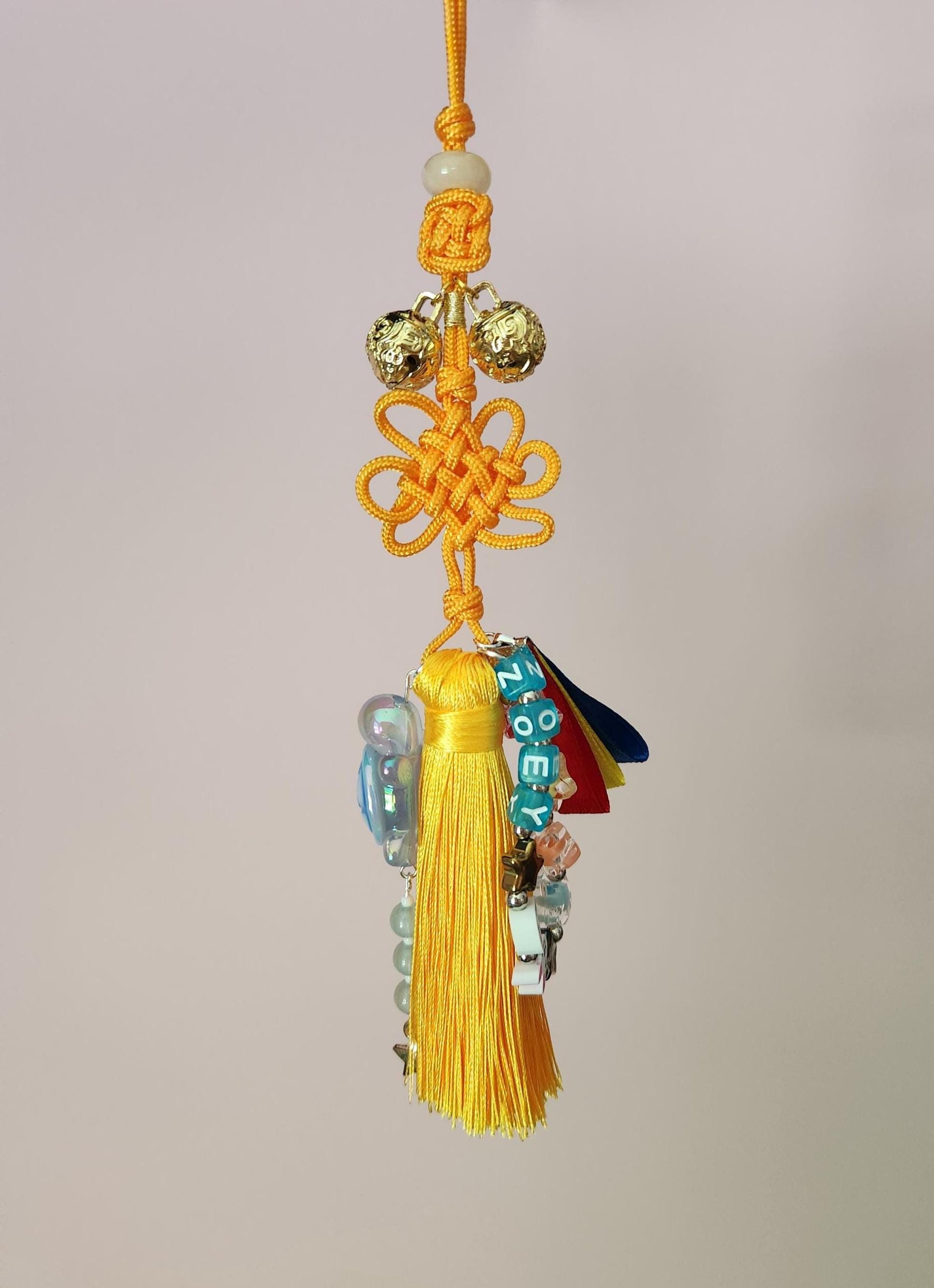 Kpop Demon Hunters Zoey Norigae (korean Knotwork Charm Tassel