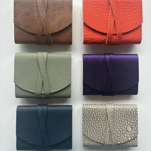 MINI, TINY, SMALL.  Leather Journals Leather Notebooks Leather Books. Selection of Colours.