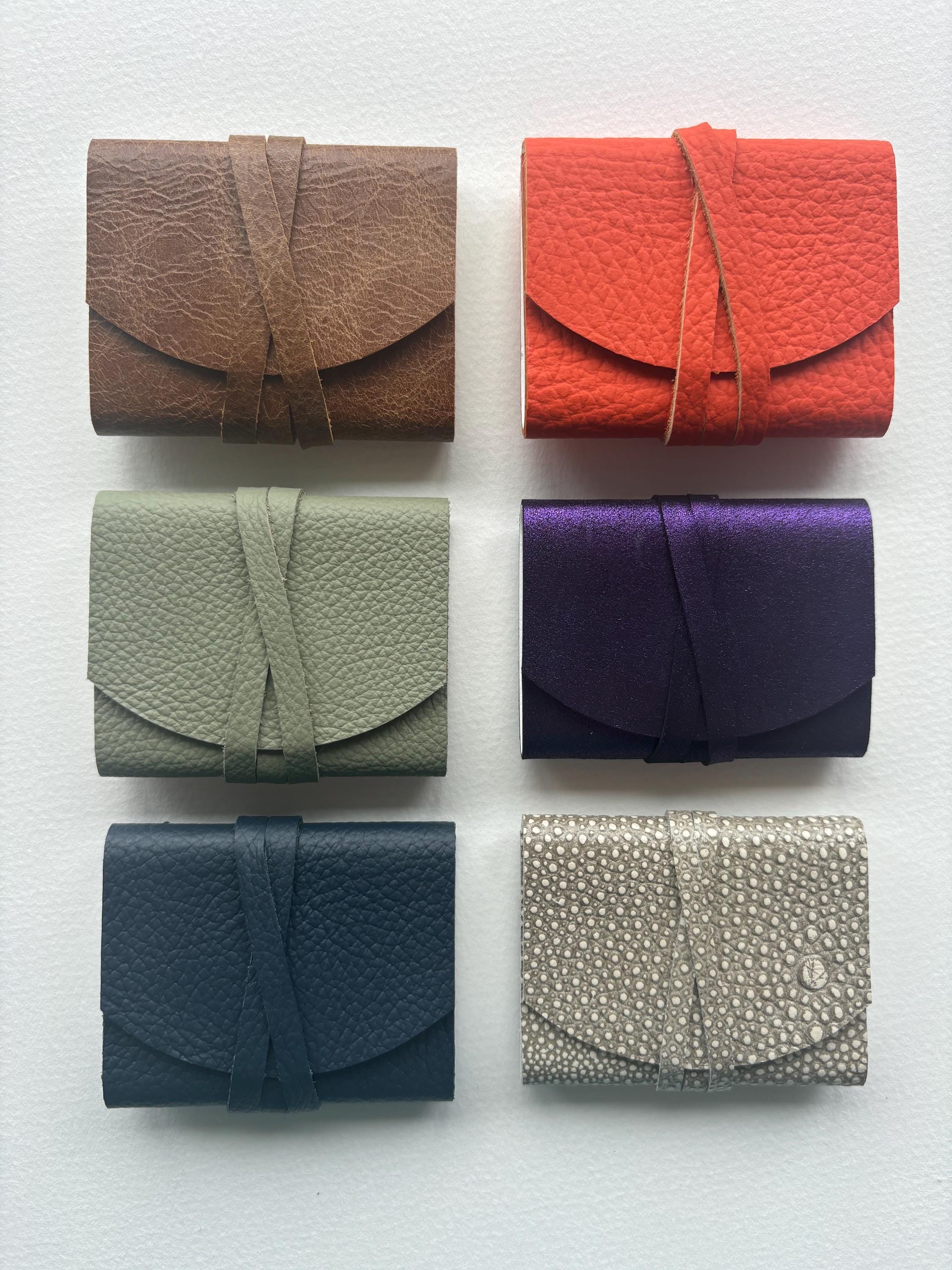 MINI, TINY, SMALL.  Leather Journals Leather Notebooks Leather Books. Selection of Colours.