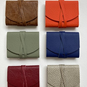 MINI, TINY, SMALL. Leather Journals Leather Notebooks Leather Books. Selection of Colours. image 1