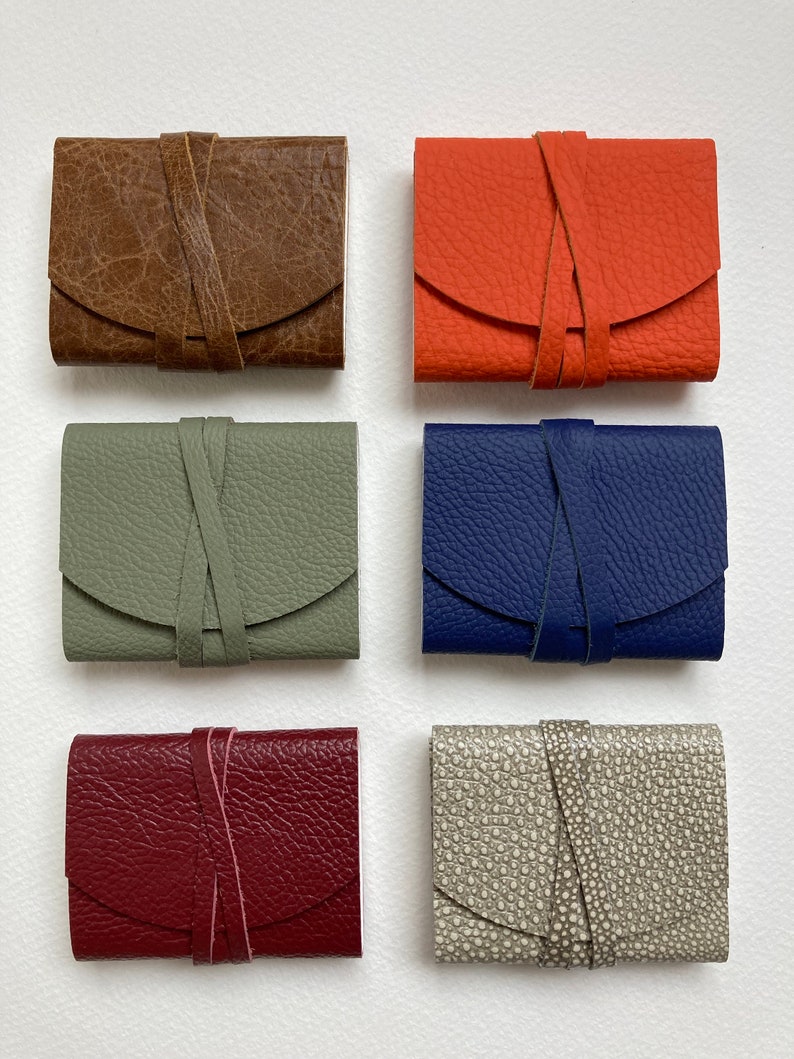 MINI, TINY, SMALL. Leather Journals Leather Notebooks Leather Books. Selection of Colours. image 1