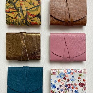 MINI, TINY, SMALL. Leather Journals Leather Notebooks Leather Books. Selection of Colours. image 5