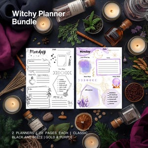 Witchy Planner Bundle | 2 Planners | US Letter