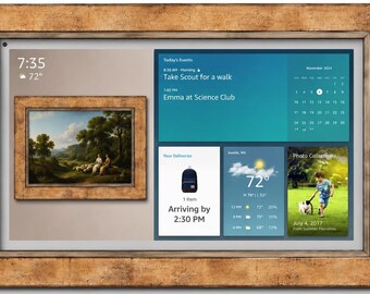 Amazon Echo Show 15 & 21 – Anique Vintage Gold Finish