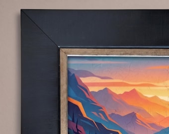 Hisense TVs Modern Black TV Frame