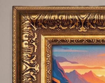 Sony TVs Ornate Antiq Matte Gold Frame