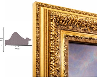 Hisense TVs for Ornate Rustic Gold Frame TV- Decorative Bezel for Canvas Roku series