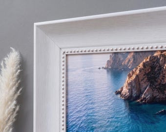 Samsung The Frame TV Antique White Beaded Frame