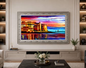 TCL NXTFRAME TVs Ornate Baroq Silver White Frame