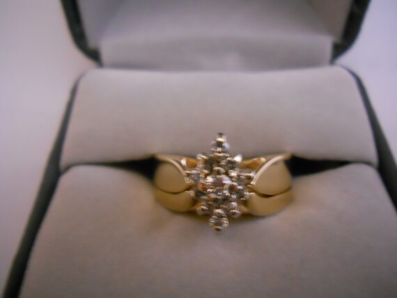 14 KT Diamond Ring Wedding Ring - image 1
