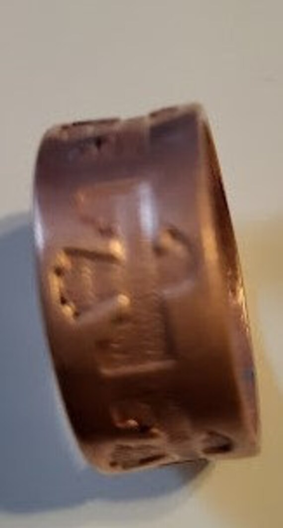 NATIVE AMERICAN Solid COPPER Ring - image 3