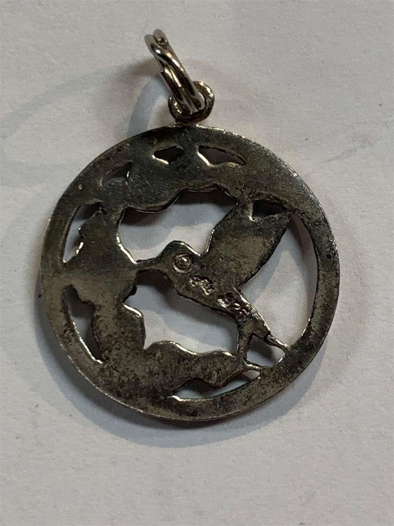 Sterling Humming Bird Pendant