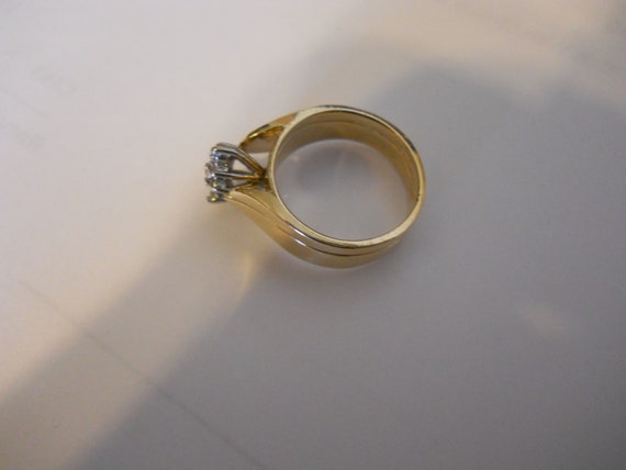 14 KT Diamond Ring Wedding Ring - image 8