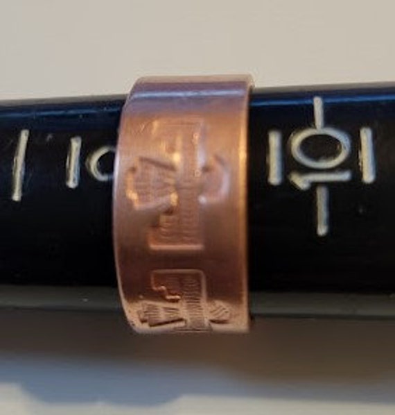 NATIVE AMERICAN Solid COPPER Ring - image 2